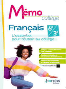 M&eacute;mo Fran&ccedil;ais Coll&egrave;ge
Cahier de l&#39;&eacute;l&egrave;ve